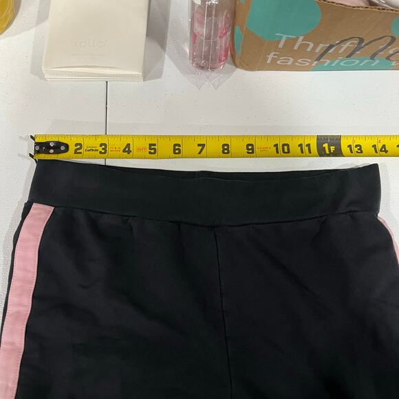 Lauren Ralph Lauren Black Pink Stripe Pull On Sweatpants Y2K Womens XS - Picture 6 of 8